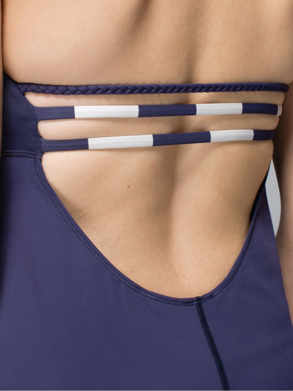 lululemon athletica Y2K vintage Align Halter Cadet Blue size: 8 - Picture 2 of 9